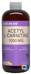 Acetyl L-Carnitine, MRM, 1000 mg, 480 ml