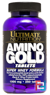 Amino Gold, Ultimate Nutrition, 1000 mg, 250 tablets