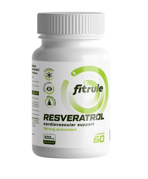 Ресвератрол ФитРул, FitRule Resveratrol, 100 мг, 60 капсул