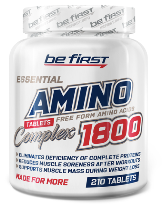 Amino 1800 (незаменимые аминокислоты), Be First, 210 tablets