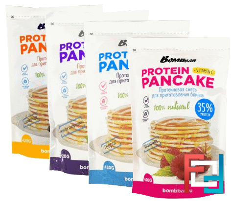 Protein Pancake, Смесь для приготовления протеиновых панкейков, Bombbar, Творог, 420 g