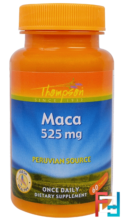 Maca, Thompson, 525 mg, 60 Capsules