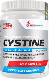 Cystine, WestPharm, 500 mg, 90 caps