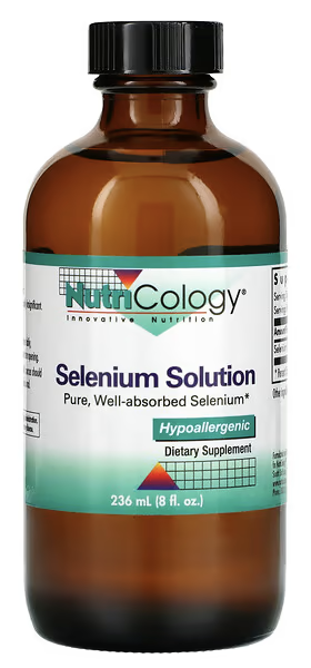 Раствор селена, Selenium Solution, Nutricology, 8 fl oz, 236 ml