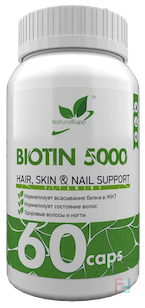 Biotin, NaturalSupp, 60 caps