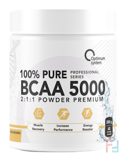 BCAA 5000 Powder, Optimum System, Unflavored, 200 g