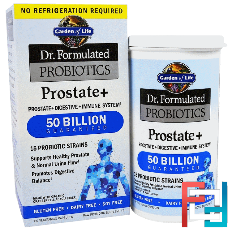 Dr. Formulated Probiotics, Prostate+, Garden of Life, 60 Veggie Caps