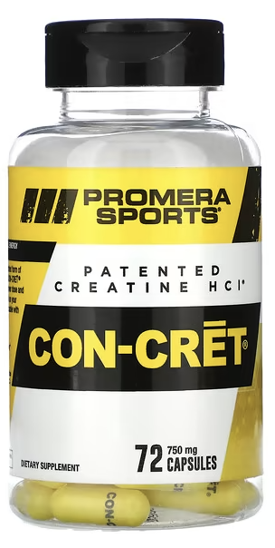 Креатин гидрохлорид Кон-Крет, Con-Cret Creatine HCl, Con-Cret, 750 mg, 72 Capsules