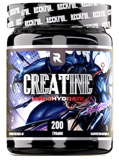 Креатин моногидрат, Creatine monohydrate, Reckful, 200 g