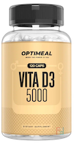 Vita D3, OptiMeal, 5000 ME, 120 caps