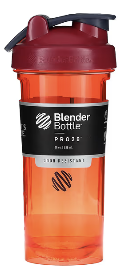 Шейкер Про28 + Венчик, Про Серия, Shakers Pro28, Pro Series, Blender Bottle, 28 oz / 828 ml - FC Coral | Коралловый