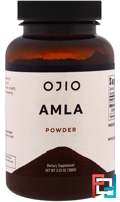 Amla Powder, Ojio, 3.53 oz (100 g)