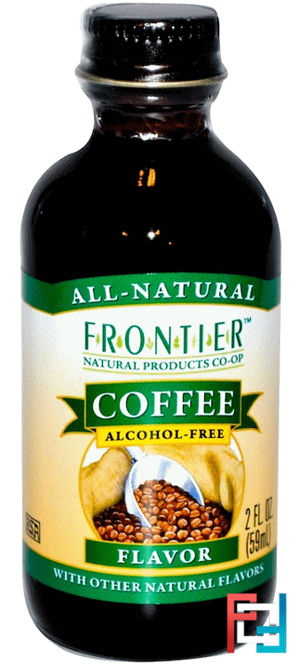 Coffee Flavor, Alcohol-Free, Frontier Natural Products, 2 fl oz, 59 ml