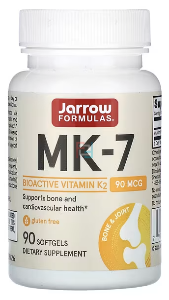 MK-7, Vitamin K2 as MK-7, Jarrow Formulas, 90 mcg, 90 Softgels