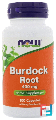 Burdock Root, Now Foods, 430 mg, 100 Capsules