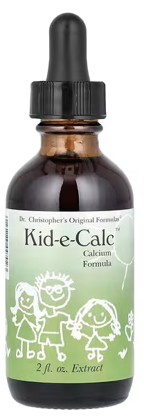 Кальциевая формула, Kid-e-Calc, Calcium Formula, Christopher's Original Formulas, 2 fl oz