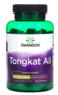 Тонгкат али, Tongkat Ali, Swanson, 400 mg, 120 Capsules