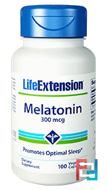 Melatonin, Life Extension, 300 mcg, 100 Veggie Caps
