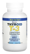 Thyroid T-3, Original Formula, 2 Bottles, Absolute Nutrition, 60 Capsules Each