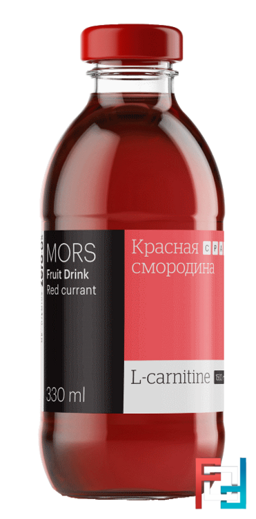 Морс с l-carnitin, Mr.DjemiusZERO, Красная смородина, 330 ml