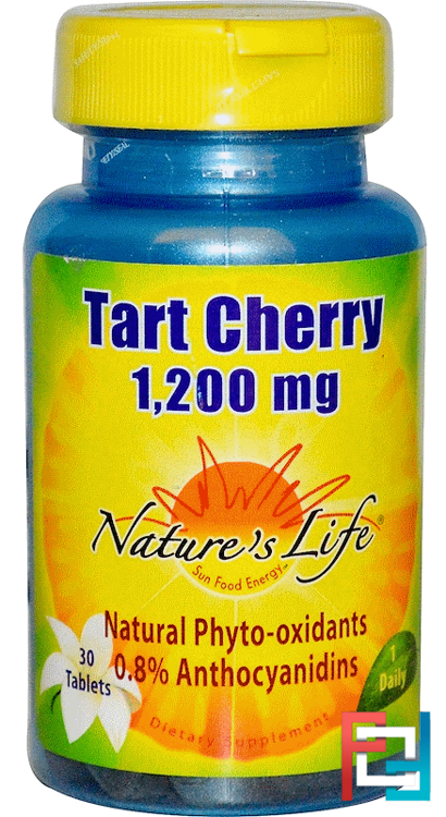 Tart Cherry, 1,200 mg, Nature's Life, 30 Tablets