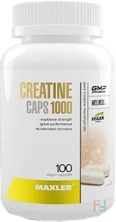 Creatine Caps 1000, Maxler, 100 capsules