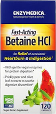 Betaine HCL, Enzymedica, 120 Capsules