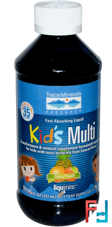 Kid's Multi, Citrus Punch, Trace Minerals Research, 8 fl oz, 237 ml