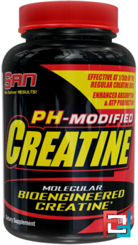 PH Modified Creatine, SAN Nutrition, 120 capsules