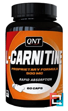 L-Carnitine, QNT, 500 mg, 60 caps