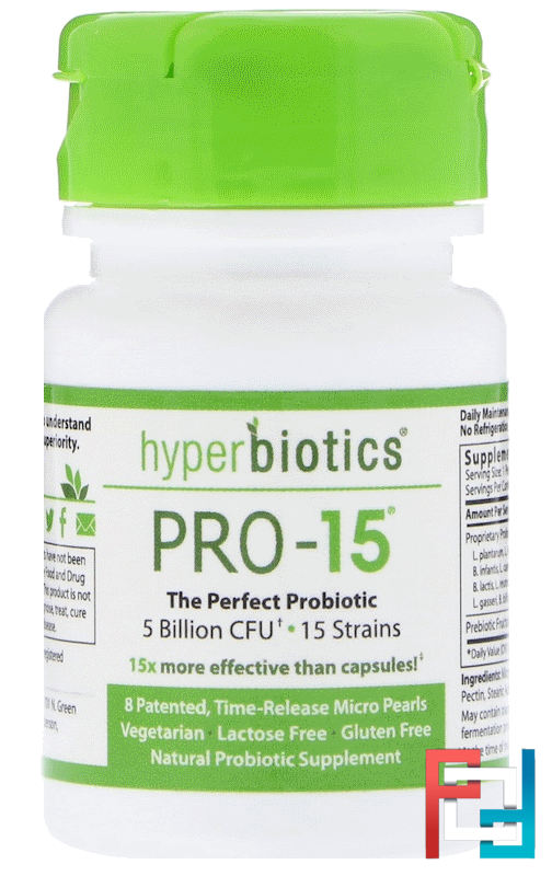 Pro-15, The Perfect Probiotic, Hyperbiotics, 5 Billion CFU, 8 Tablets