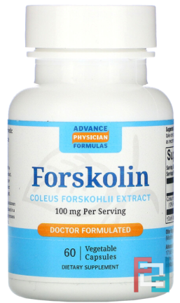 Forskolin (экстракт корня колеус), Advance Physician Formulas, 100 mg,  60 Capsules