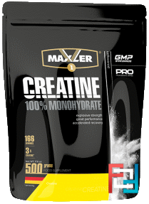 100% Creatine, Maxler, DE, Bag, Unflavored / Без вкуса, 1000 g