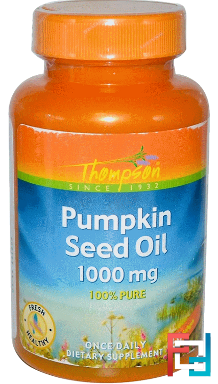 Pumpkin Seed Oil, Thompson, 1000 mg, 60 Softgels