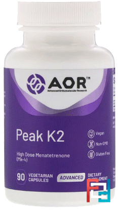 Advanced Series, Peak K2, Advanced Orthomolecular Research AOR, 90 Veggie Caps