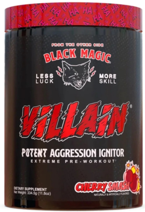 Предтренировочные добавки ВИЛЛАИН, Pre-workout supplements VILLAIN, Black Magic, 332 gr