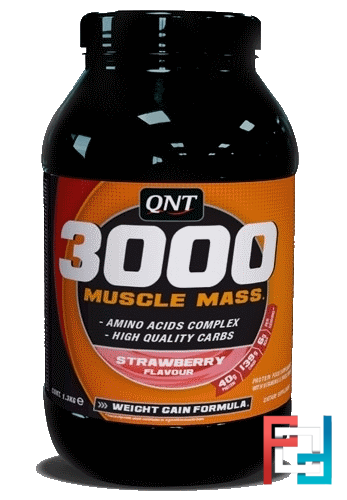 Muscle Mass 3000, QNT, 1300 g