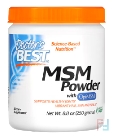 Doctor's Best, MSM Powder with OptiMSM, 8.8 oz, 250 g