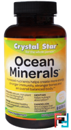 Ocean Minerals, Crystal Star, 60 Veggie Caps