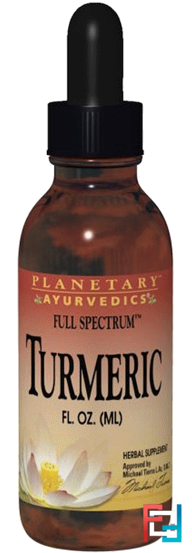 Turmeric, Full Spectrum, Planetary Herbals, 1 fl oz (29.57 ml)