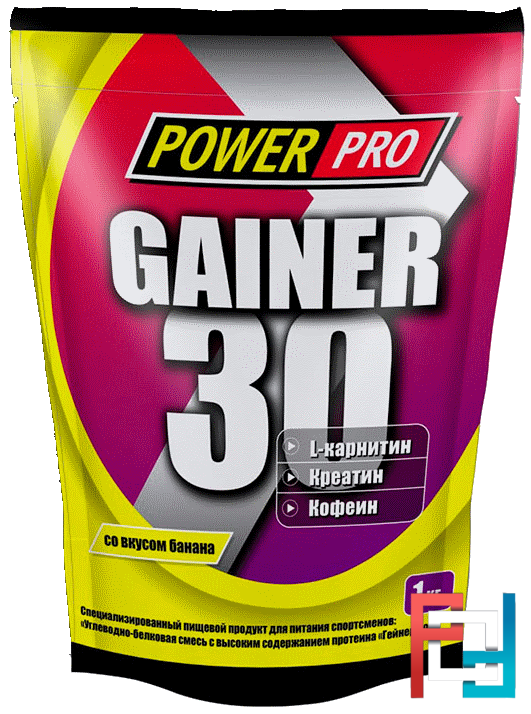 Gainer 30, Power Pro, 1000 g