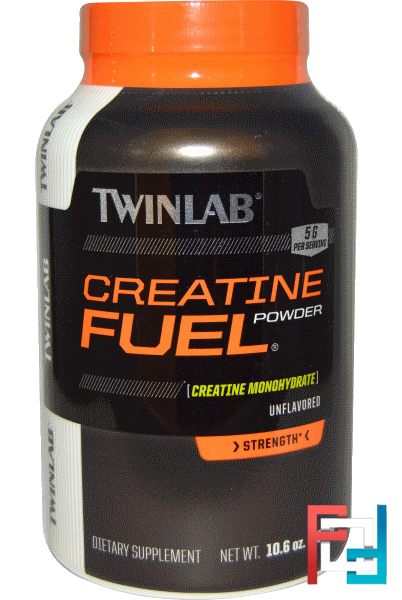 Creatine Fuel Powder, Twinlab, 5 g, 300 g