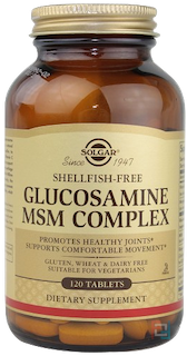 Glucosamine Chondroitin MSM, Triple Strength, Solgar, 120 Tablets