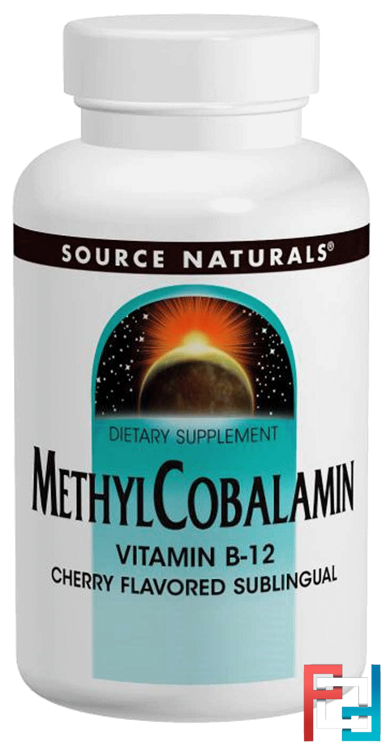 MethylCobalamin, Cherry Flavored, 5 mg, Source Naturals, 60 Tablets