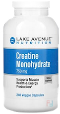 Creatine Monohydrate, Lake Avenue Nutrition, 750 mg, 240 Veggie Capsules