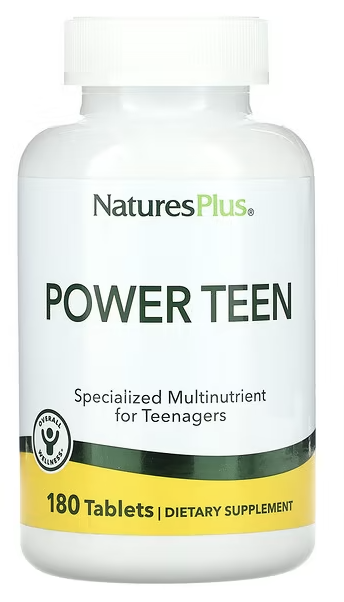 Питательная добавка для подростков Сильный подросток, Power Teen, Source of Life, Nature's Plus, 180 Tablets Питательная добавка для подростков Сильный подросток, Power Teen, Source of Life, Nature's Plus, 180 Tablets