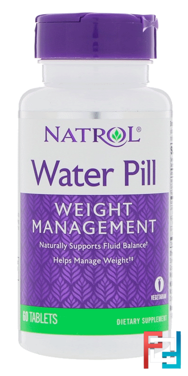 Water Pill, Natrol, 60 Tablets