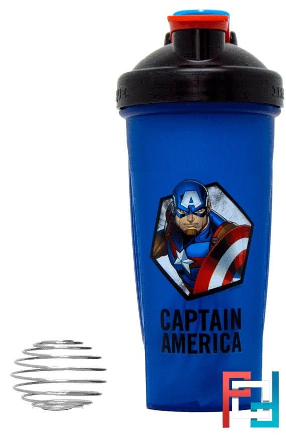 Шейкер, Captain America, MARVEL HEROES, IronTrue, 700 ml