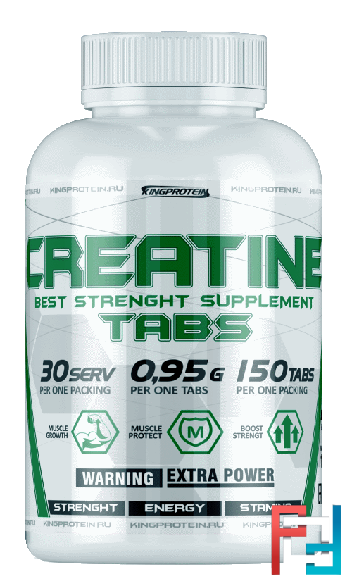 Creatine Tabs, King Protein, 150 tablets