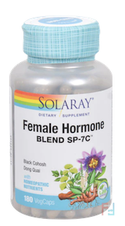 Female Hormone Blend SP-7C, Solaray, 180 VegCaps
